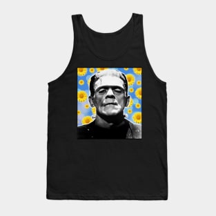 FRANKENSTEINS MONSTER and FLOWERS! Tank Top